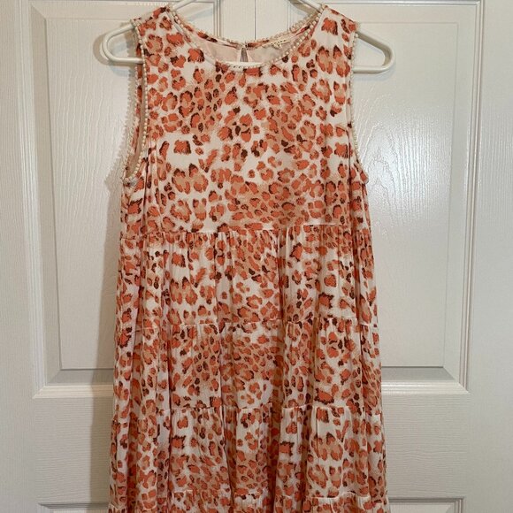 JODIFL sleeveless leopard print dress size small - Picture 1 of 10